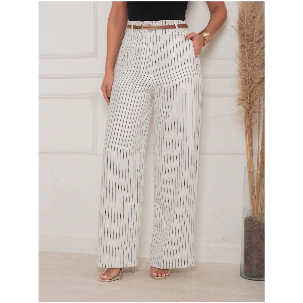 Calça Social de Risca de Giz em Oferta | Shopee 2026