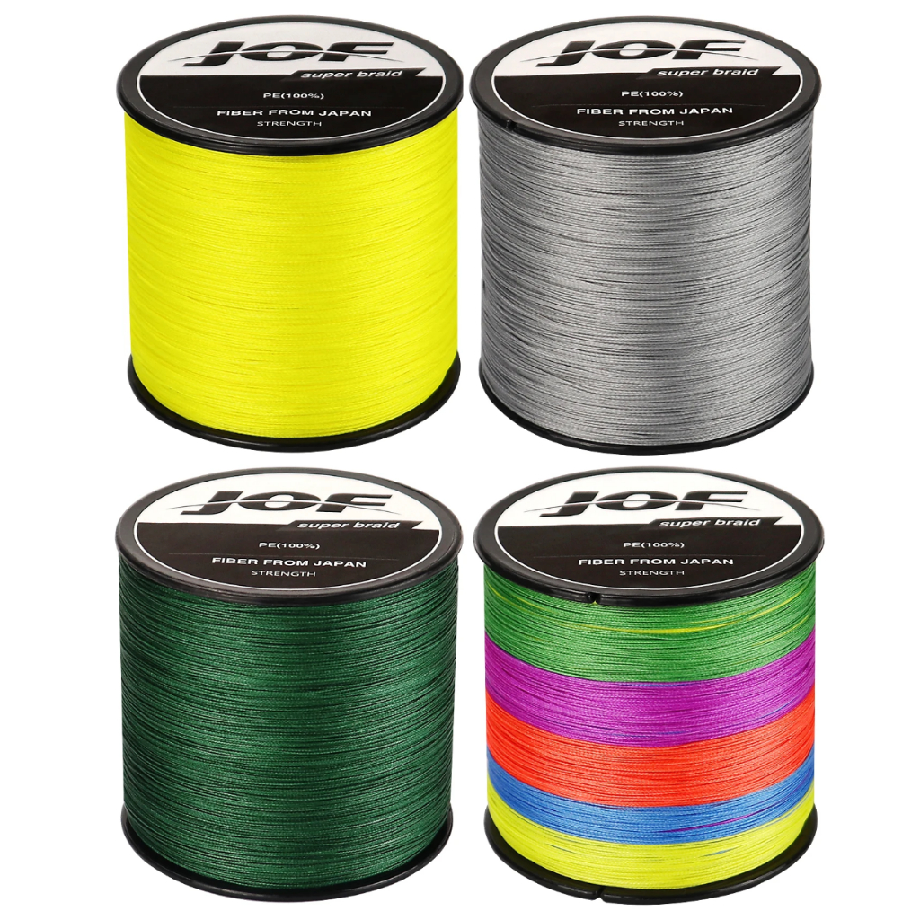 Linha Jof 500m Multifilamento 4 Fios Pesca Isca Artificial Natural ...