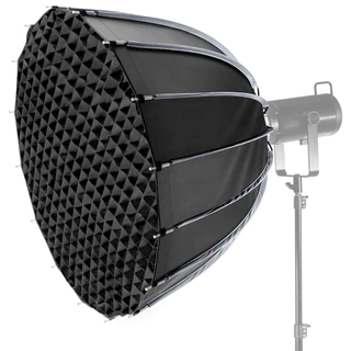 Softbox Parabólico Polimento Profundo 90cm Liberação Rápida Com Difusores/Grade/Bolsa Para Iluminação Contínua De Vídeo em Oferta na Shopee