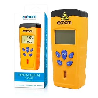 Trena Digital a Laser [18 Metros]Trena Digital A Laser Com Nível 18 Metros Nível Trena Digital Laser Display LCD Trena