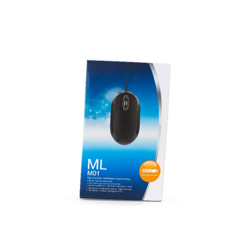 Mouse com fio USB ml M01 | Shopee Brasil