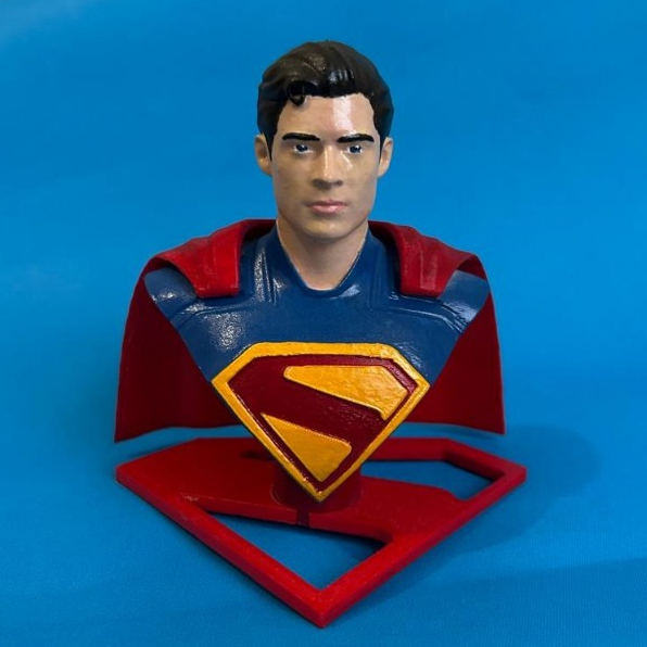 Superman 2025 Legacy Busto Figure Classico Colecionável 3d