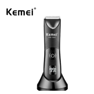 Kemei Aparador Elétrico De Bolas De Cabelo À Prova D'água Corpo Pubic Dock Groomer Lâmina De Cerâmica Recarregável 1840 em Oferta na Shopee