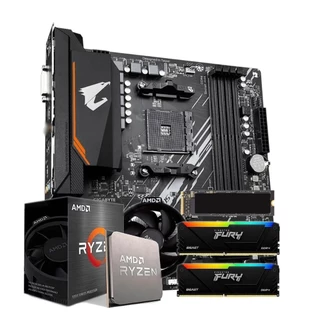 KIT UPGRADE ELITE AMD 5500, B550M AORUS ELITE, MEMORIA RAM 16GB DDR4, SSD M.2 500GB