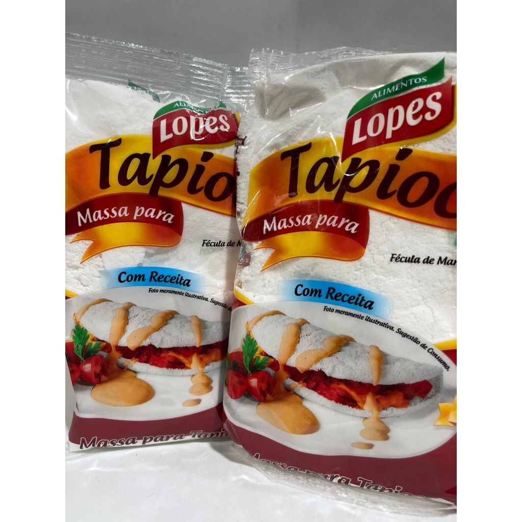 Massa para tapioca hidratada - kit com 2 pacotes de 500gr cada | Shopee ...