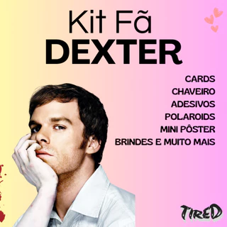 Kit Fã Dexter Série Photocards Polaroids Colecionáveis - 25 itens Fanmade
