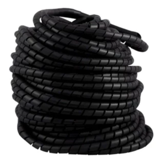 Tubo Espiral Organizador De Cabos e Fios Expansível 1/4 6,5mm 1/2/3/4/5/10 Metros