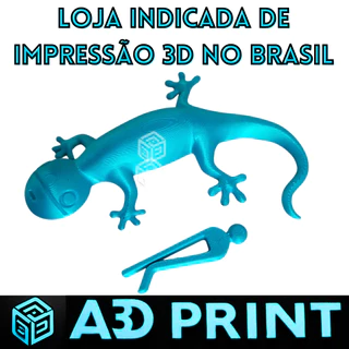Réplica Identica Audi Lagartixa Gecko Para Difusor De Ar do Carro Ou Enfeite Impressão 3D