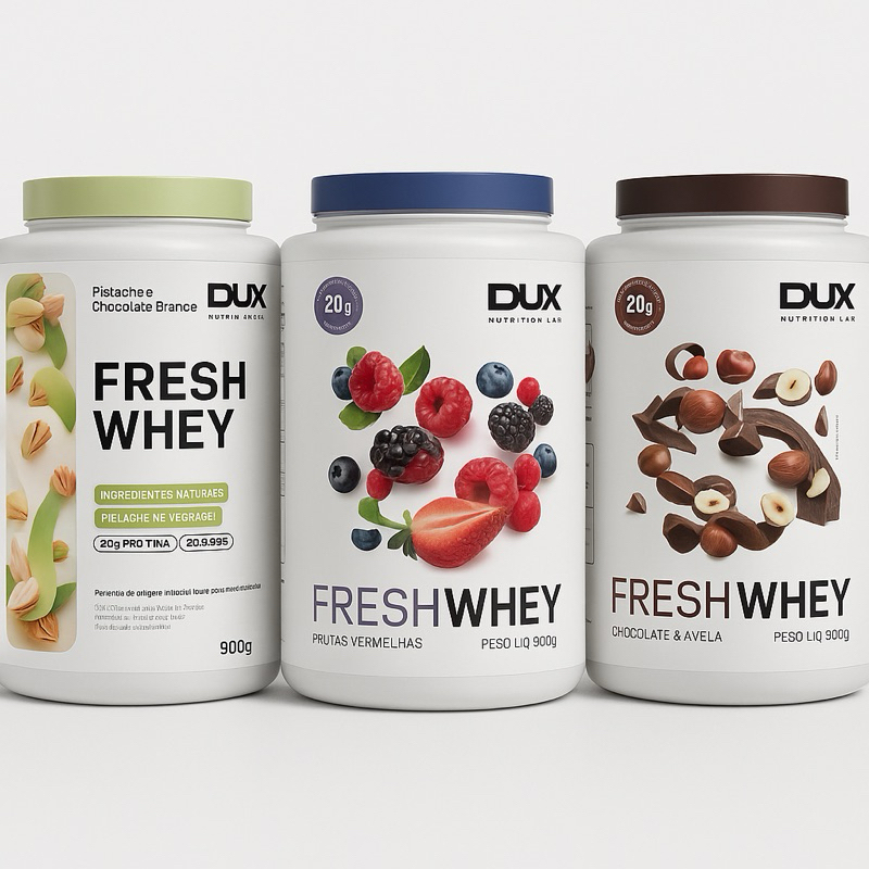Whey Protein 3W - Fresh Whey - Dux Nutrition - 900g | Shopee Brasil
