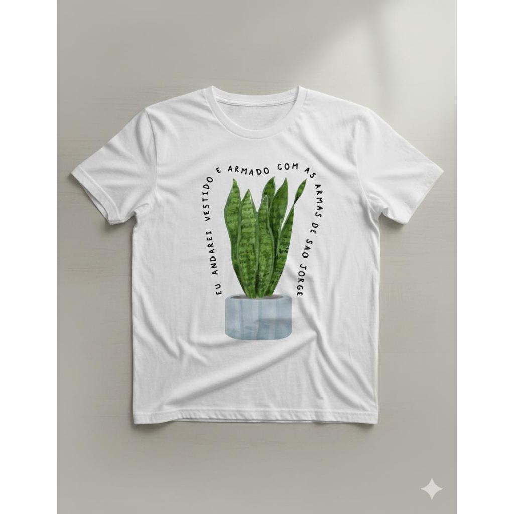 Camiseta Espada De São Jorge - Fé Religião Samba Unissex