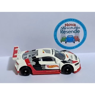 (24VE4-403a-AGO5) Hot Wheels Audi R8 LMS, da Série Euro Speed - BORRACHUDO (Miniatura ORIGINAL Loose).