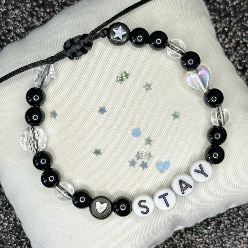 Pulseira de Miçanga com Fecho Ajustável Stray Kids SKZ Bang Chan