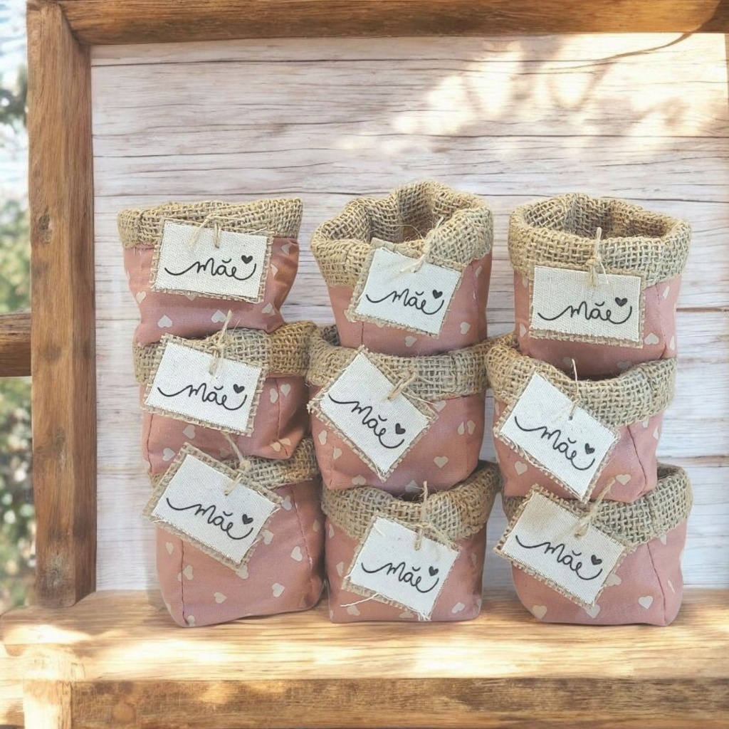 10+ Cachepô Corações Rosé - Cestinho - Dia das Mães em Oferta na Shopee