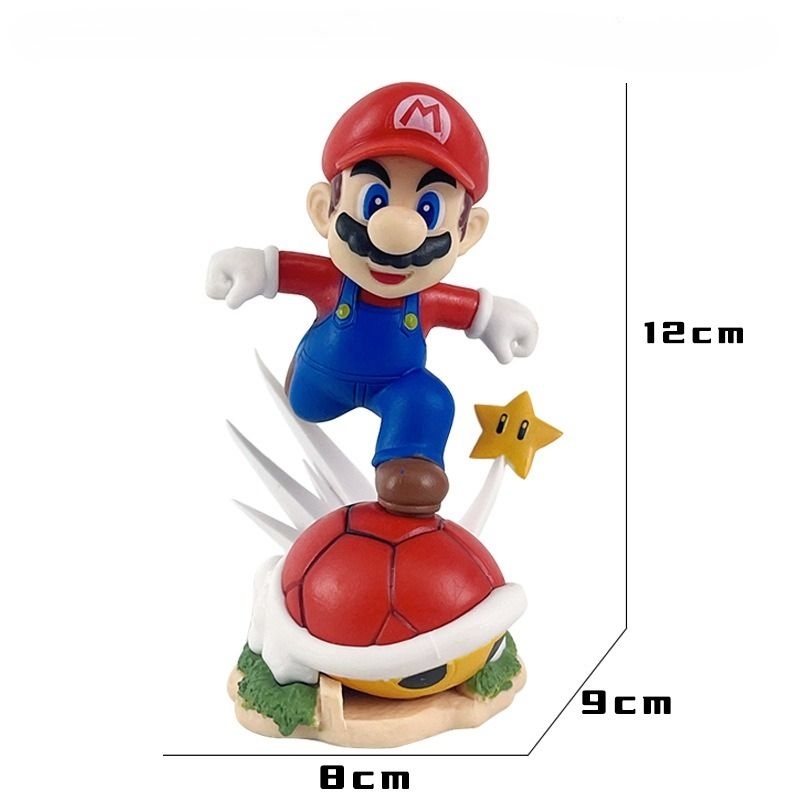 Boneco Super Mario Bros Decorativo – Action Figure 12cm - Decoração em Oferta na Shopee