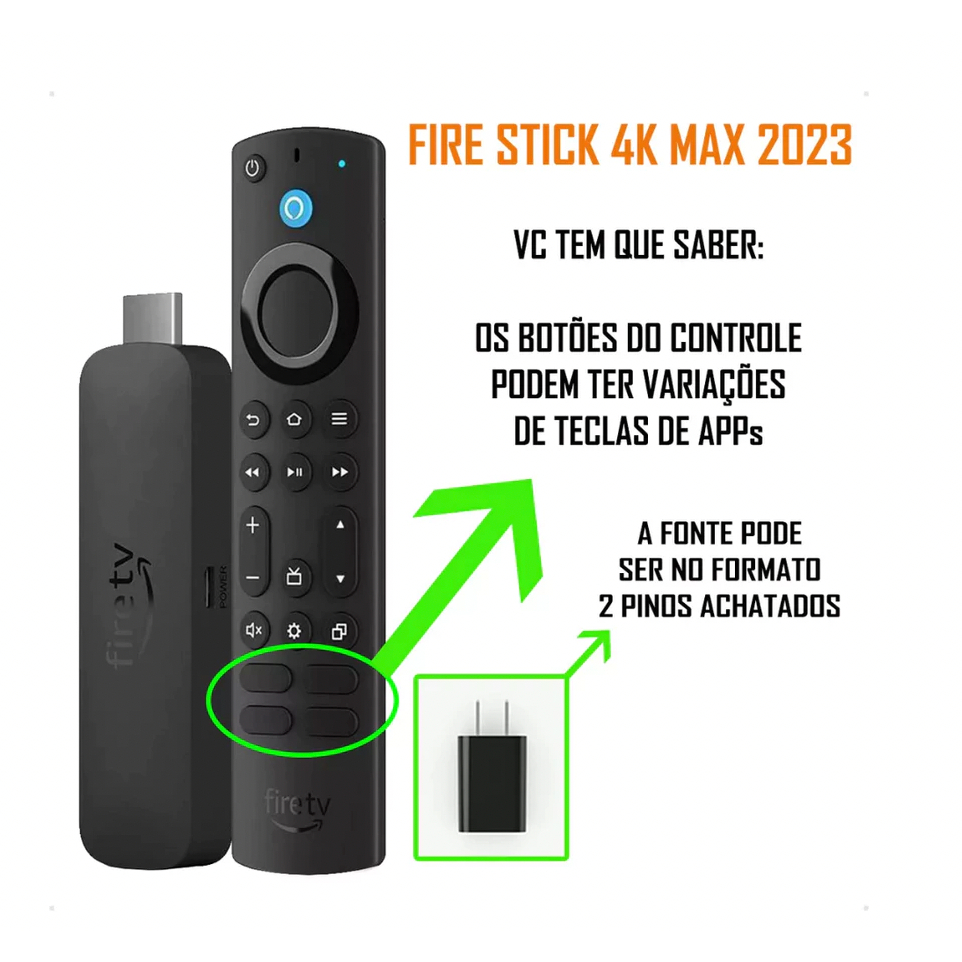 Amazon Fire TV Stick 4K Max (modelo mais novo) 2ª Geração - 16GB