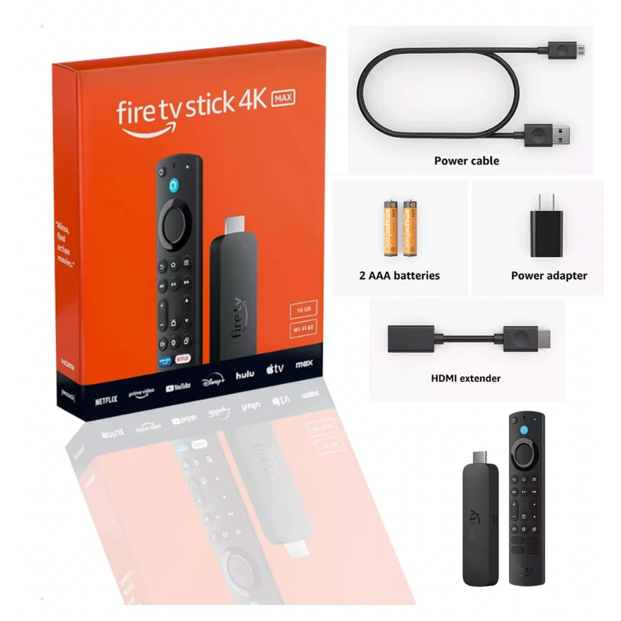 Amazon Fire TV Stick 4K Max (modelo mais novo) 2ª Geração - 16GB