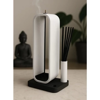 Suporte Vertical 3D para Incenso de Até 20cm – Decoração e Aromaterapia