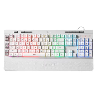 Teclado Gamer Redragon Shiva Lunar White K512w-rgb - Branco Cor De Teclado Cinza Idioma A