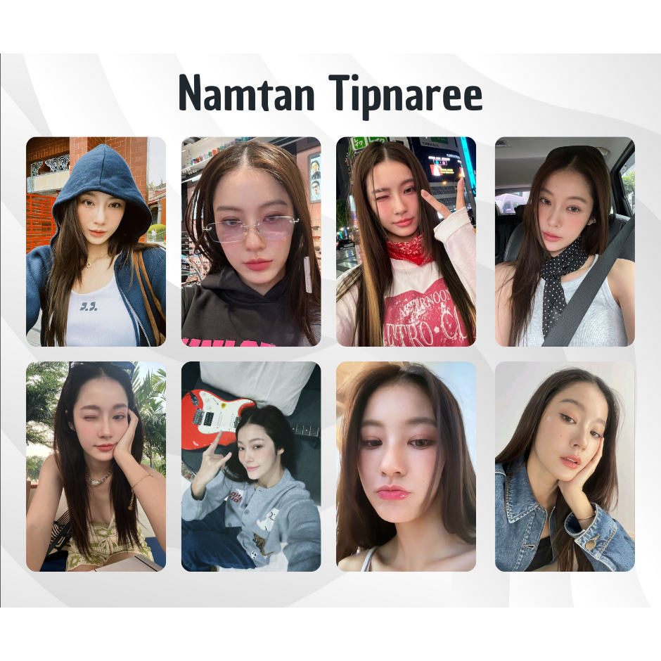 NAMTANFILM - Photocards com verso personalizado - Namtan Tipnaree