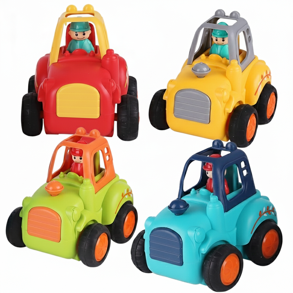 Carrinho de Brinquedo Trator Fricção 3 anos Infantil Bebê Menino ...