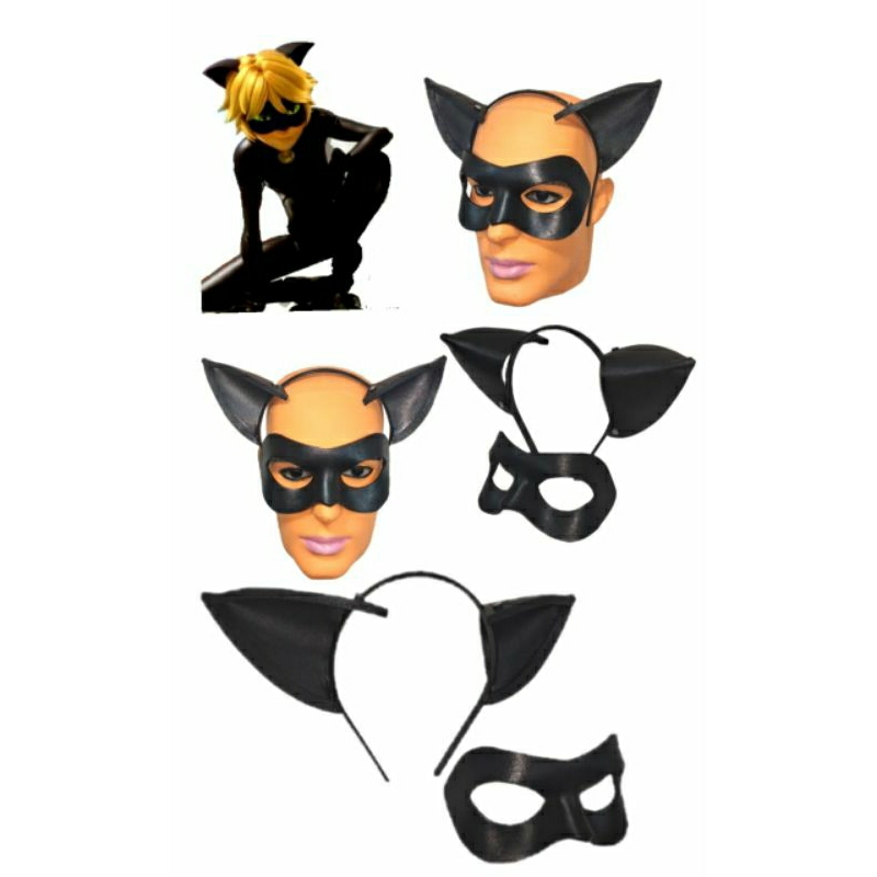 Kit Para Cosplay Cat Noir | Shopee Brasil