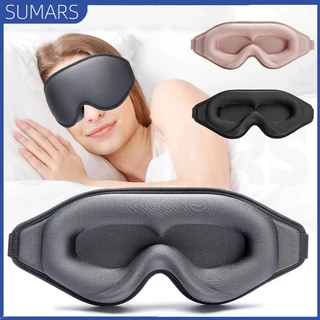Máscara Espuma Confortavel Dormir 3D Sombra Blackout Zero Pressão Eye Venda Tampa Olho Noturno em Oferta na Shopee