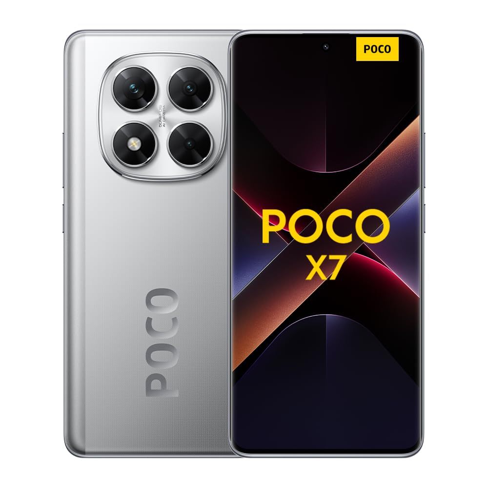 Smartphone Poco X7 5G 256 GB Versão Global Prata 8GB Ram