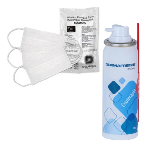 DermaFreeze 40g 50 mascaras Crioterapia Verrugas Podologia Frio Gelo ...
