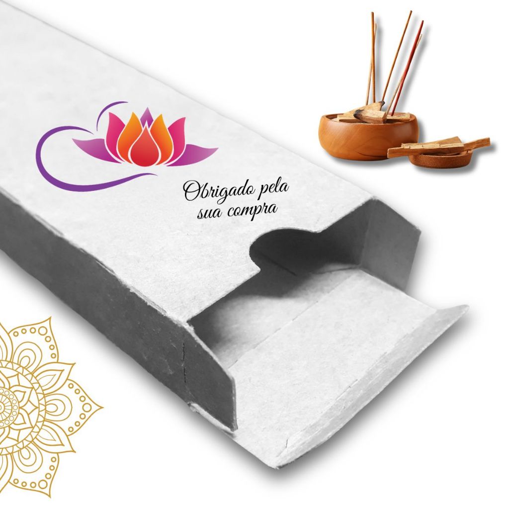 Caixa Kraft 1x5x21cm Para Incenso com ou sem personalização