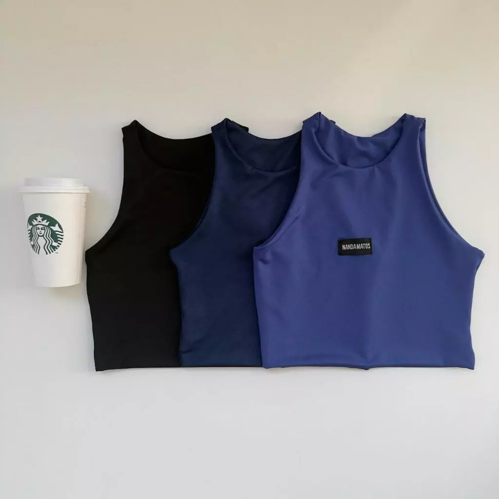 Kit 3 tops fitness feminino