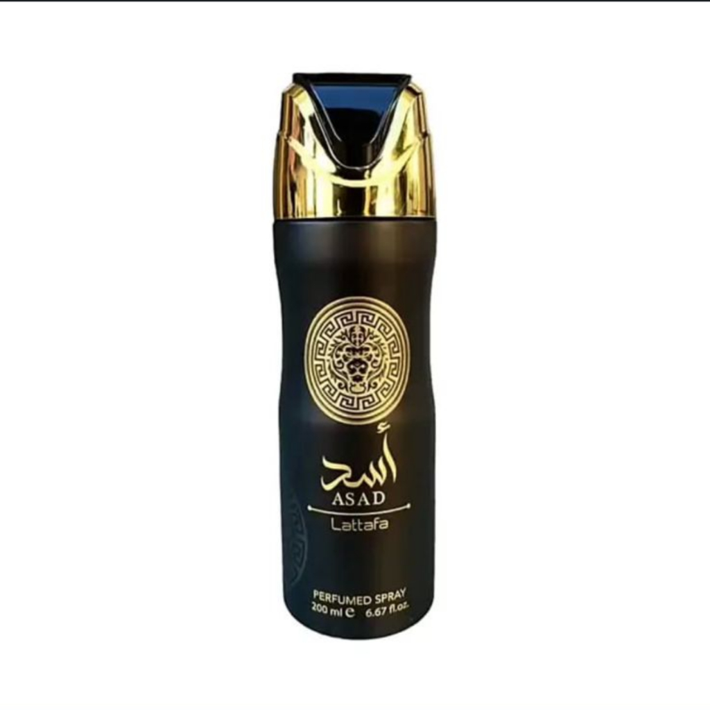 Desodorante Spray Corporal Árabe Lattaffa Asad Masculino 200ML | Shopee ...