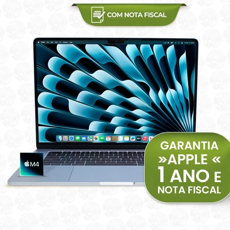 Apple Macbook Air M4 16GB RAM 256GB SSD Tela 13" e 15" Polegadas Novo Lacrado Garantia Apple com NF
