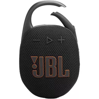 Caixa de Som Portátil JBL Clip 5 com Bluetooth Preto À Prova D'água e Poeira Com Auracast + NF