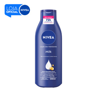 Loção hidratante Nivea Milk para pele seca 200 ml
