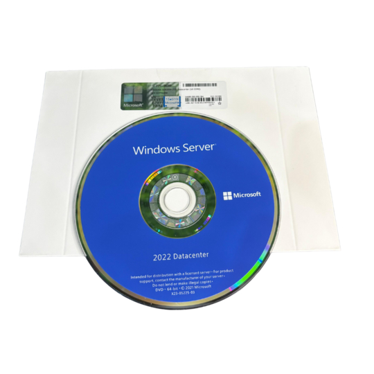 Windows Server 2022 Datacenter 16 cores | DVD Mídia Física Original ...