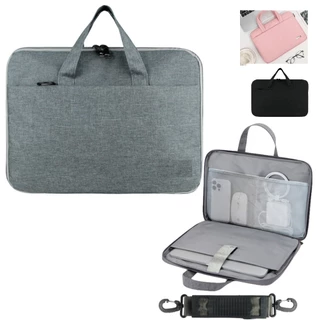Capa para Notebook case pasta grande 13 até 17 polegadas acolchoada e resistente a água e alças