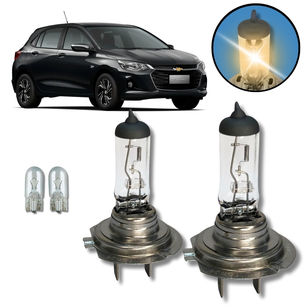 Lâmpada Halógena Original Farol H7 GM Chevrolet Onix Turbo