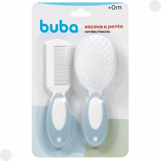 Kit Escova e Pente para Bebê – Cerdas Super Macias e Delicadas