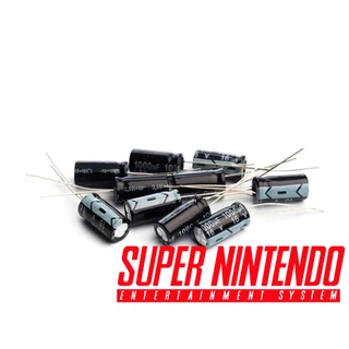 Kit de Capacitores para Super Nintendo Super Famicom todos os modelos CPU-01 RGB-01 / RGB-02 / GPM-02 GPM-01 / APU-01