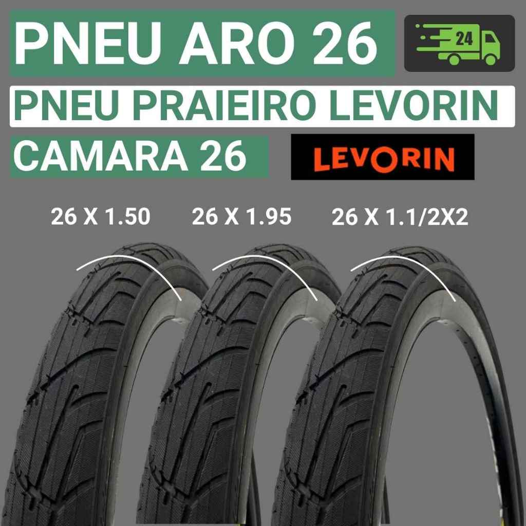 Pneu Praieiro Aro 26 Balão ou Par de Pneu Praieiro Aro 26 Pneu Levorin ...
