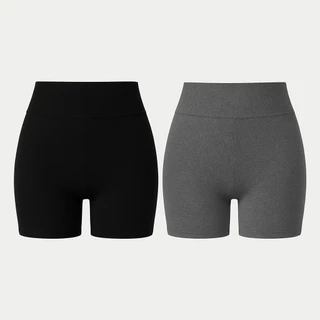 Kit com 3 Shorts Legging Plus Size Feminino – Do P ao G3 Meia Coxa Cintura Alta Academia