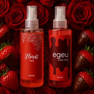 Kit Body Splash Choc High + Florat Red 200ml Cada Feminino em Oferta na Shopee