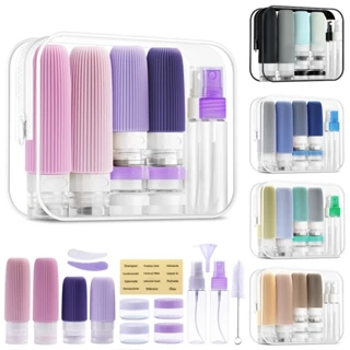 Kit Potes Frascos Silicone Viagem Creme Shampoo Condicionador Cosméticos 16 Peças em Oferta na Shopee