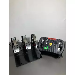 Volante Logitech G920 Personalizado, Aro F1, Pedais invertidos
