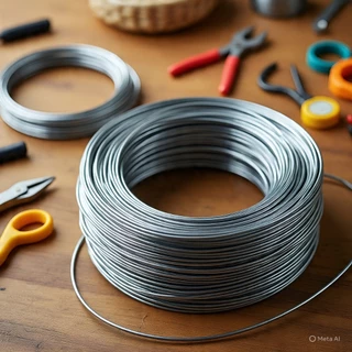 Arame Galvanizado Para Artesanato Rolo Com 10 Metros