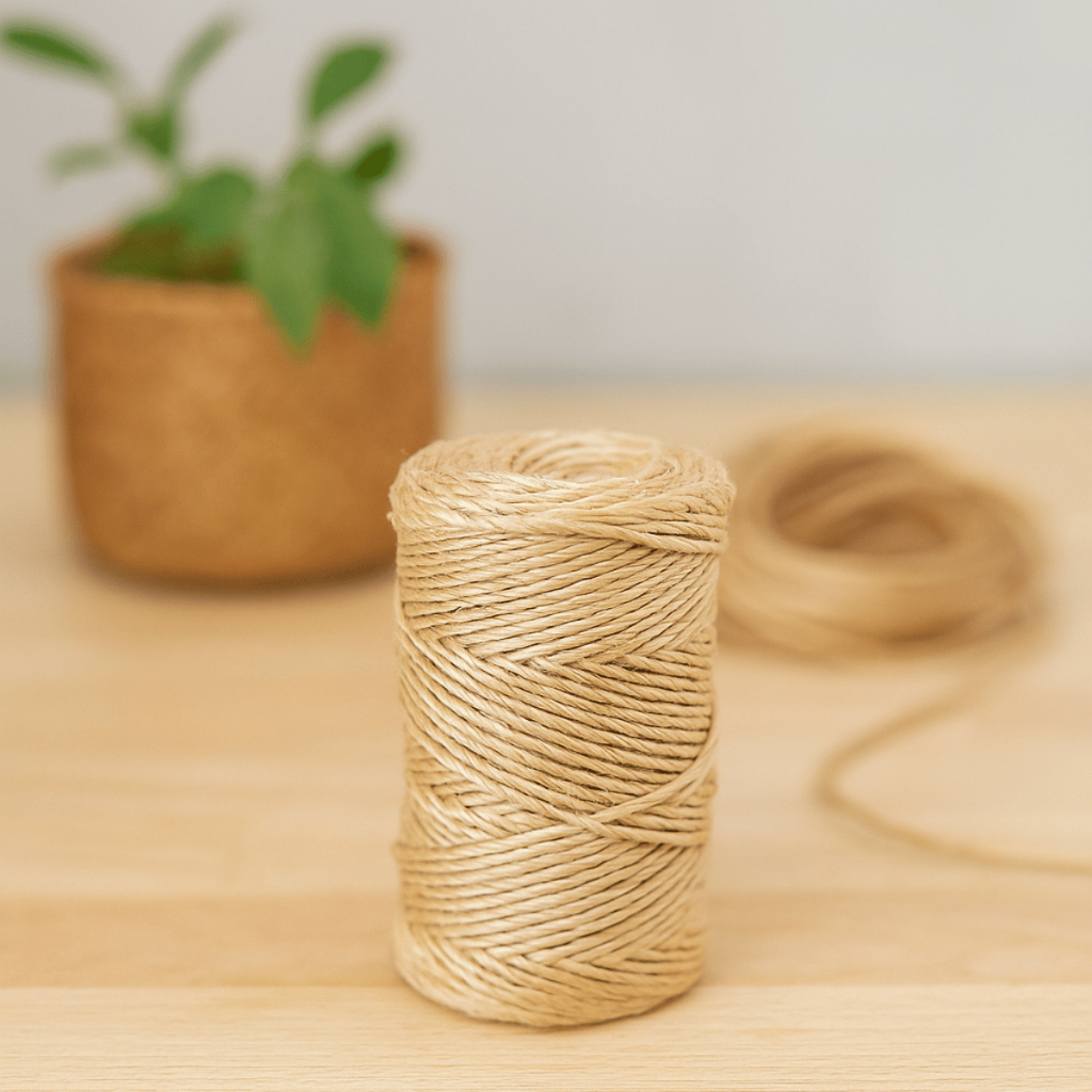 Rolo Fio de Sisal 100 Gramas Natural Acabamento Fino Corda artesanal ...