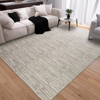 Tapete Sala Quarto 3,00 x 2,00 Grande Mesclado Antiderrapante Lavável Barato