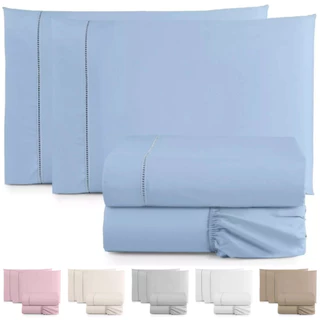 Lençol Queen 3 Peças 100% Algodão Jogo Roupa de Cama Casal 400 Fios Ponto Palito em Oferta na Shopee