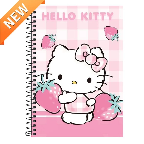 Caderno Personalizado HELLO KITTY (kuromi, my melody, sanrio) - 1 matéria, 10 matérias 20 matérias