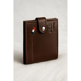 Carteira Masculina Couro Slim Porta Catões Luxo